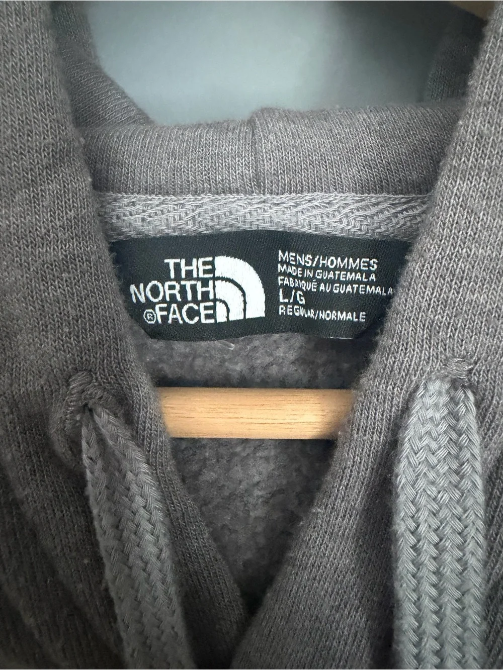 The North Face Men's Gray Logo Pullover Hoodie